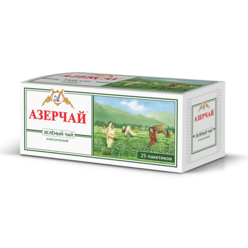Чай зеленый Азерчай 25 пакетиков