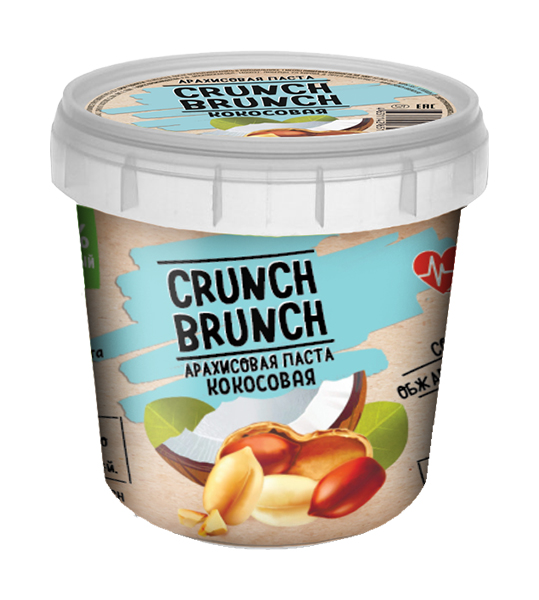

Арахисовая паста Crunch Brunch с кокосом 1000 г