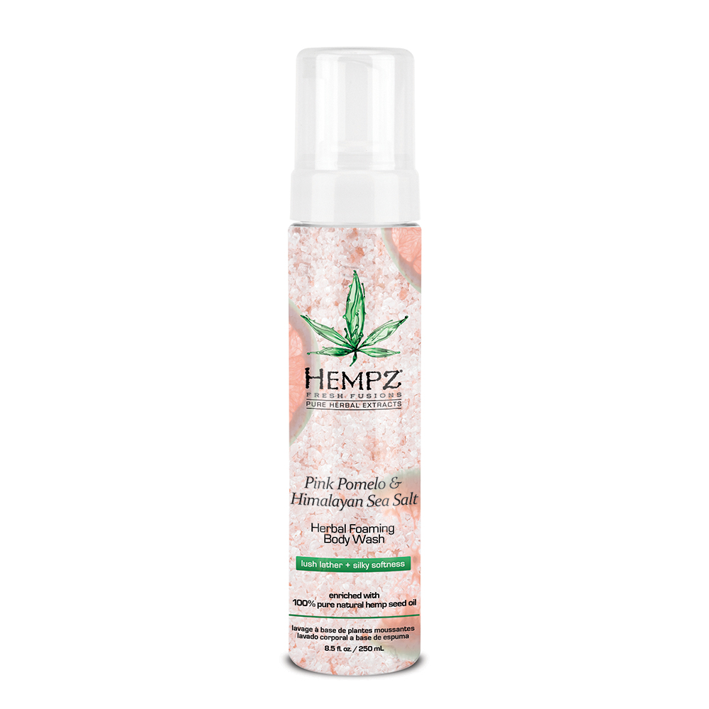 фото Гель для душа hempz pink pomelo & himalayan sea salt herbal foaming body wash 250 мл