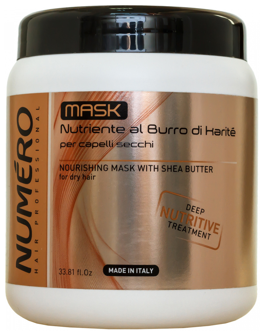 Маска для волос BRELIL Professional NUMERO Shea Butter 1000 мл