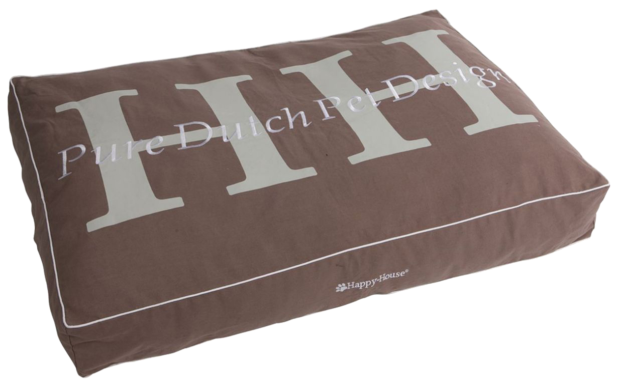 фото Лежак для животных happy house подушка pure dutch pet design s серо-коричневая 8180-4