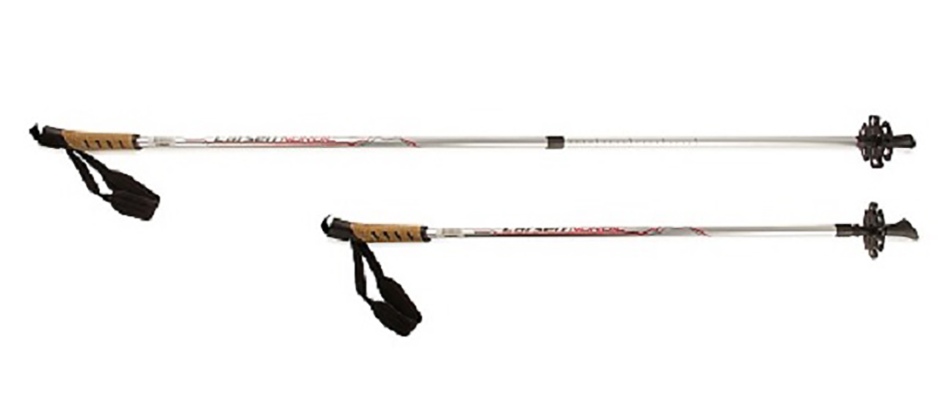 Палки для скандинавской ходьбы Larsen Nordic, серебристый, 90-140 см