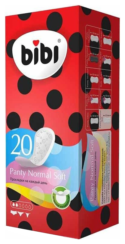

Прокладки Bibi Panty Normal Deo 20 шт