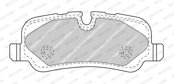 

Тормозные колодки FERODO дисковые FDB4432
