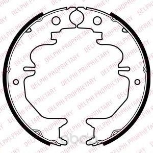 

Тормозные колодки барабанные DELPHI LS2053