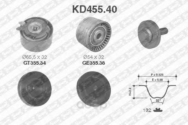 

Ремкомплект ГРМ NTN-SNR KD45540