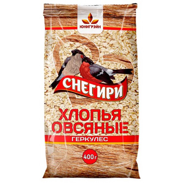 

Хлопья Снегири геркулес 400 г