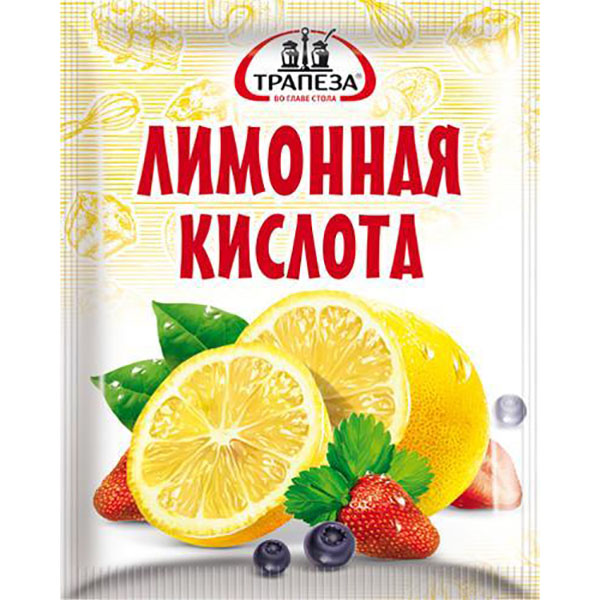 

Лимонная кислота Трапеза 25 г