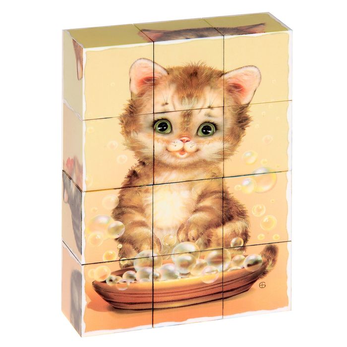 

Кубики Кошки-крошки, 12 штук