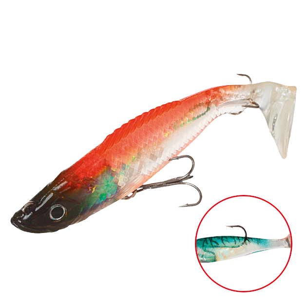 

Силиконовая приманка Mikado Crystal Fish WXH-59 120 мм, 113, 2 шт., Зеленый, Crystal Fish WXH-59