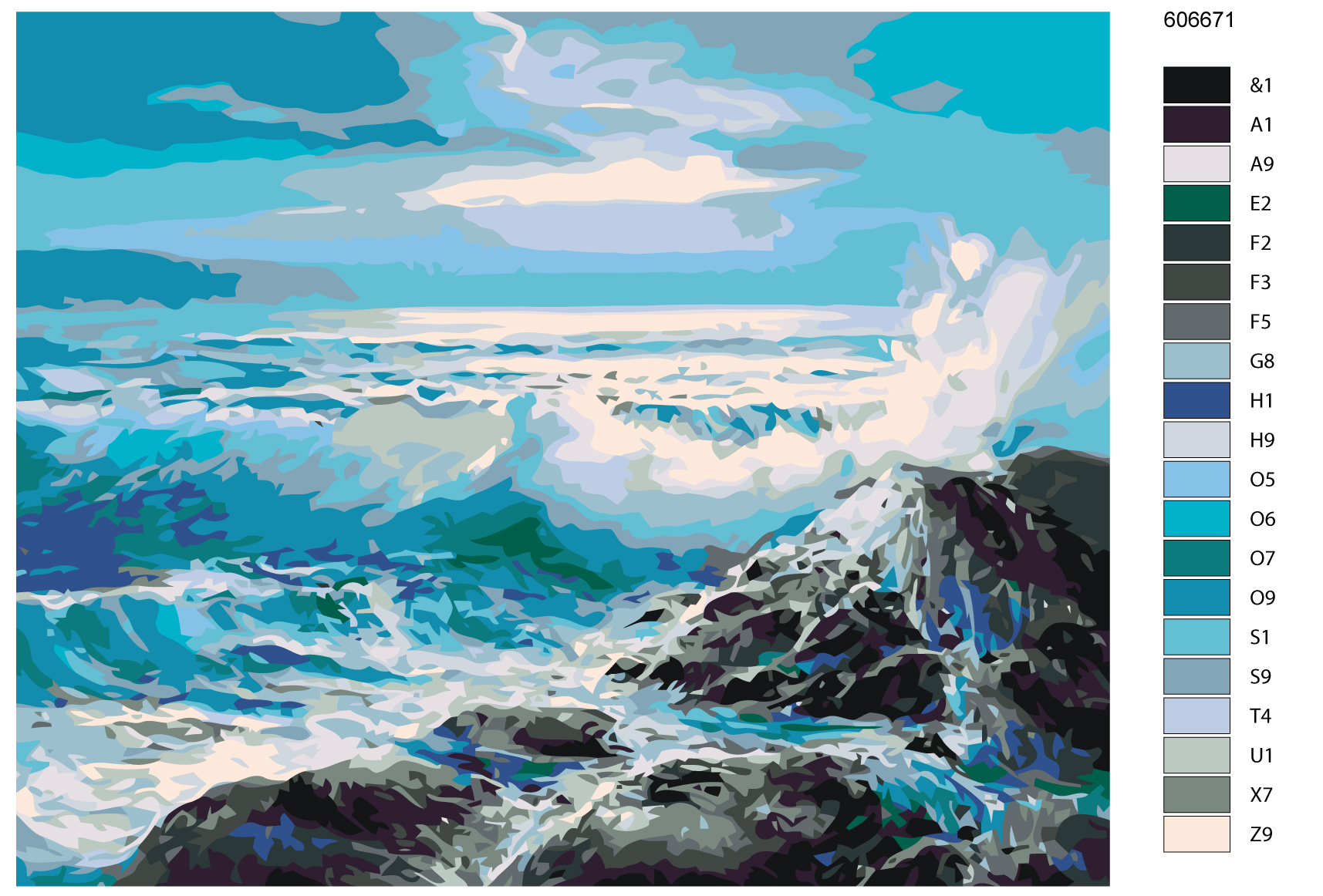 

Картина по номерам, 40 x 50, KTMK-606671, KTMK-606671