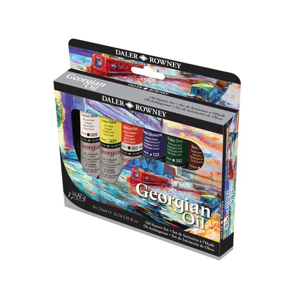

Масляные краски Daler Rowney Starter Georgian 6 цветов