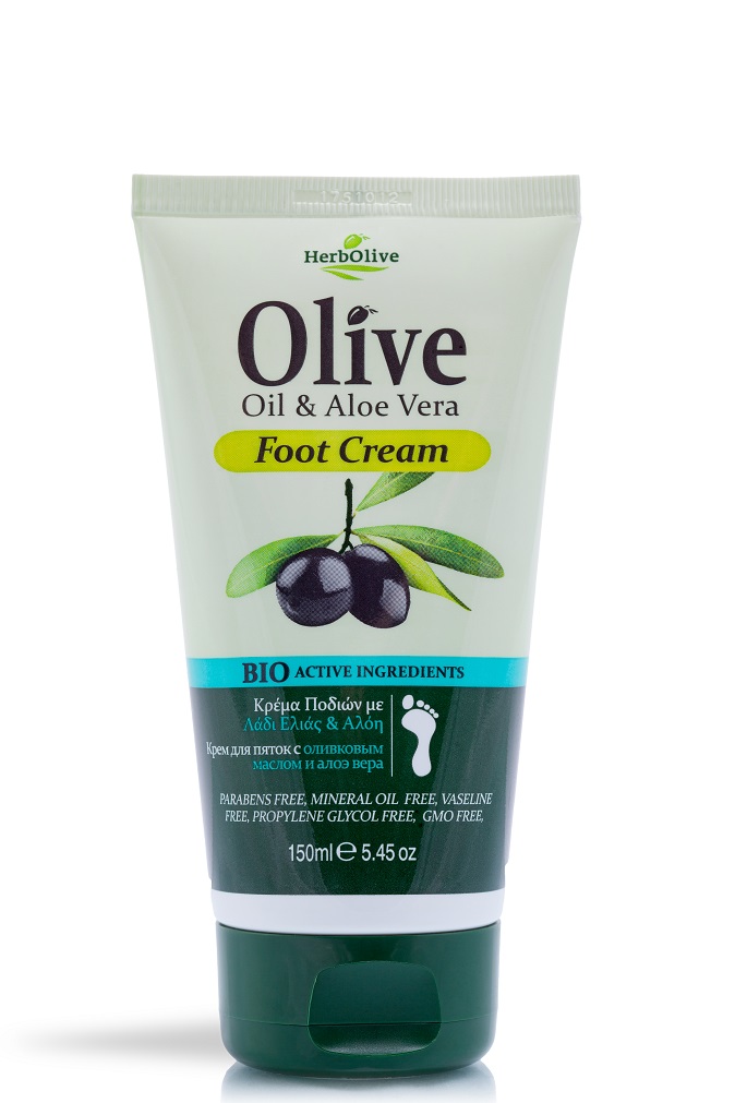 Крем для ног с алоэ вера Herbolive Olive OilAloe Vera Foot Cream 710₽