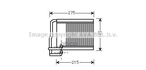 

Радиатор отопителя AVA QUALITY COOLING HY6213