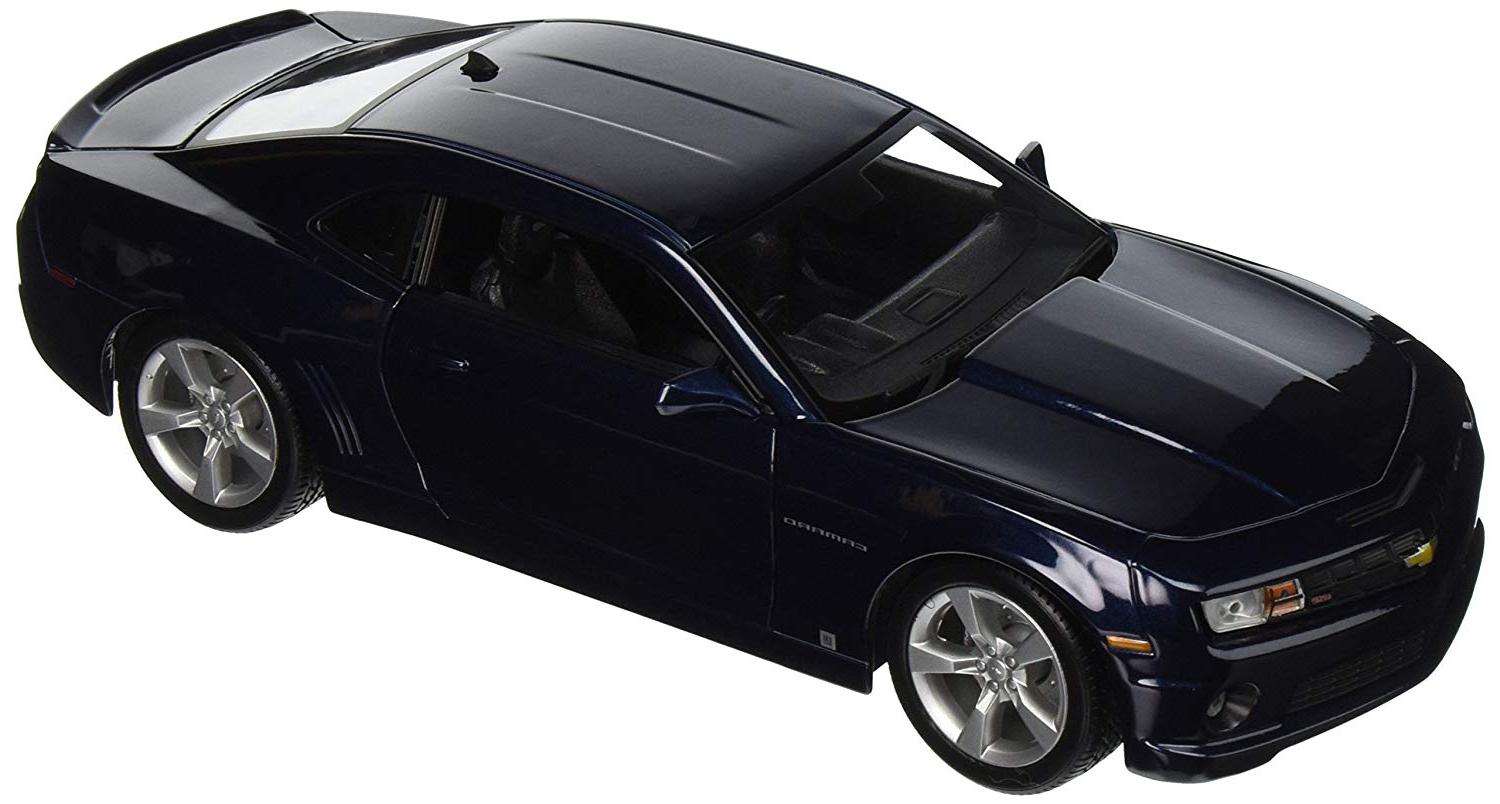 

игрушечная машинка Maisto 1:18 Chevrolet Camaro SS RS 2010 года, темно-синяя, Черный, Chevrolet Camaro