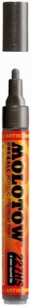 

Маркер акриловый Molotow 227HS One4all 4мм черный, 227HS 4мм Металлик черный