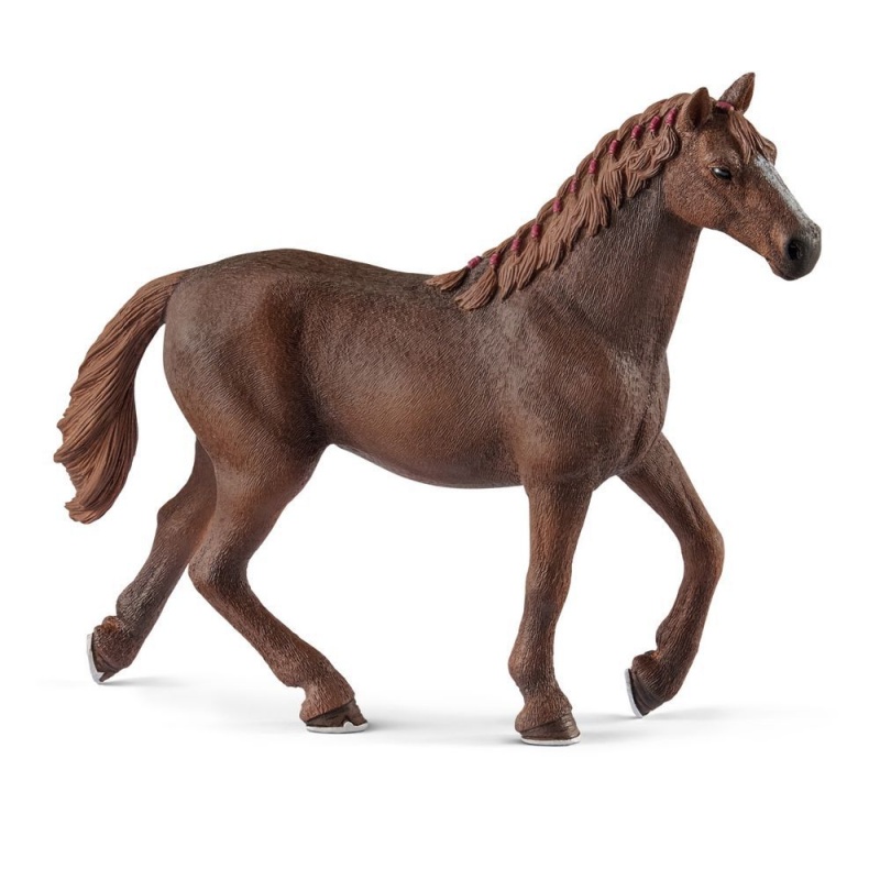 фото Фигурка лошадки schleich кобыла породы чистокровная верховая 13855