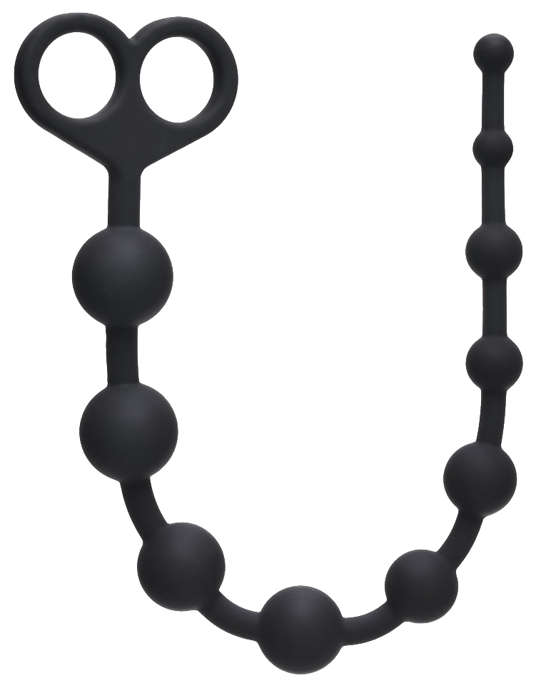 Анальная цепочка orgasm beads black 33,5 см