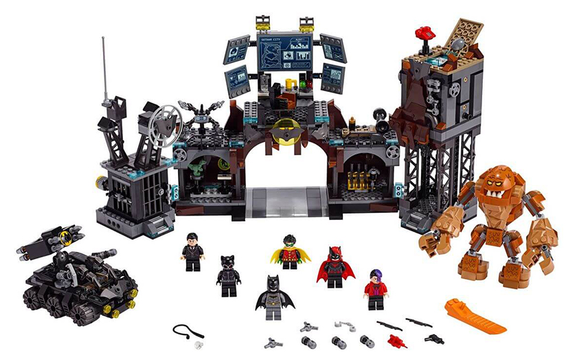 Конструктор LEGO Super Heroes Вторжение Глиноликого в бэт-пещеру фигурка batman женщина кошка без маски catwoman 18см mf15081