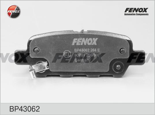 фото Комплект тормозных колодок, дисковый тормоз fenox bp43062