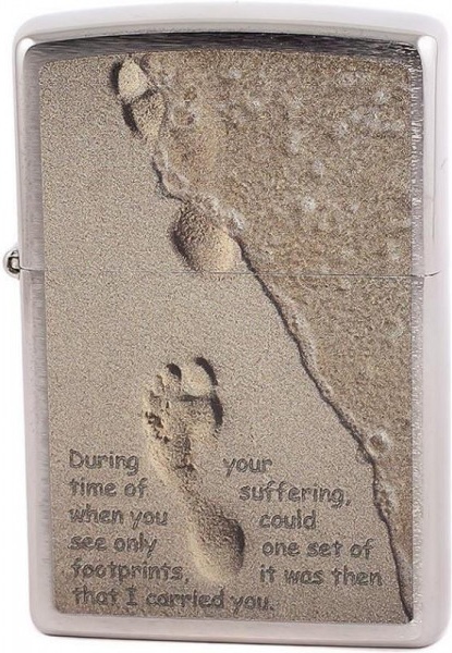 

Бензиновая зажигалка Zippo №28180 Brushed Chrome, №28180