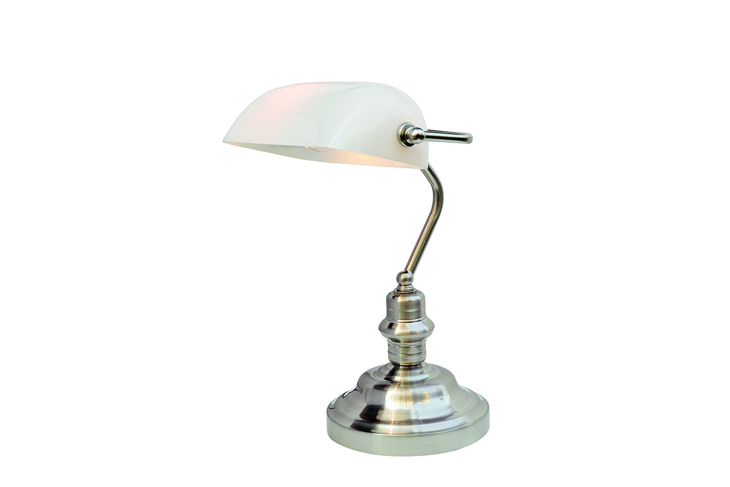 фото Настольная лампа arte lamp banker a2491lt-1ss