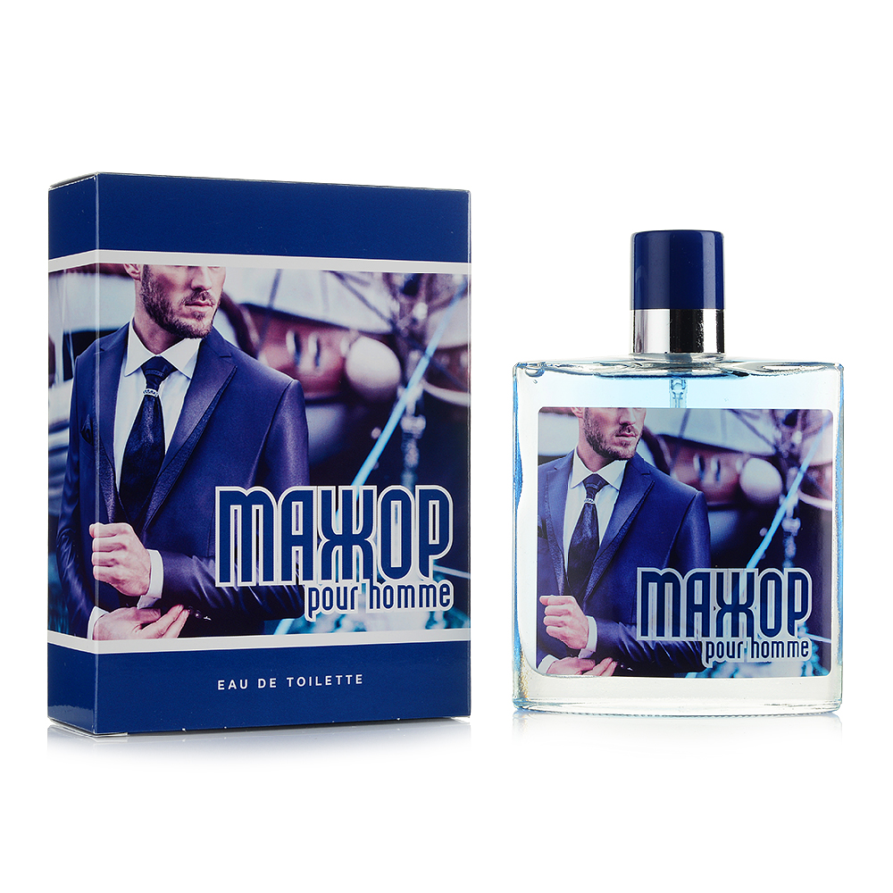 

Туалетная вода мужская ПАРФЮМЕРИЯ XXI ВЕКА МАЖОР pour homme 100мл, Мажор Pour Homme Man, 100 мл