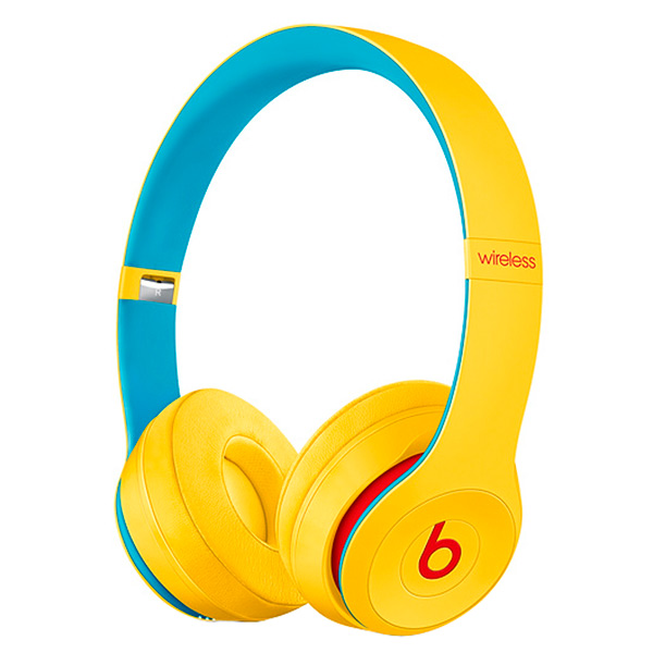 фото Беспроводные наушники beats solo3 yellow/blue