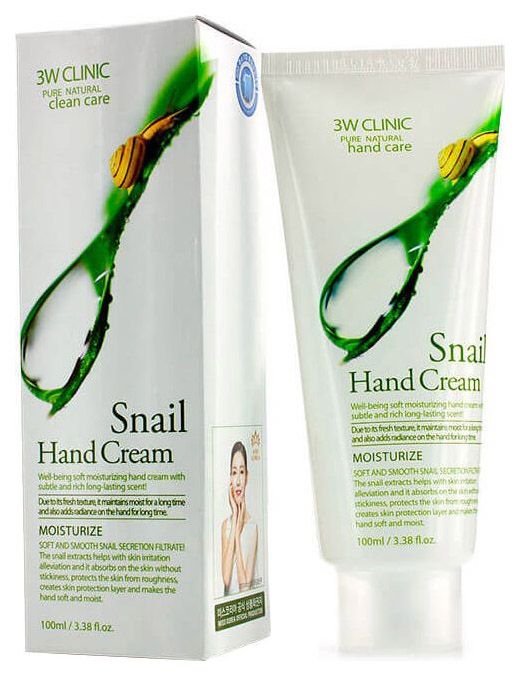 Крем для рук 3W CLINIC Snail Hand Cream, 100 мл