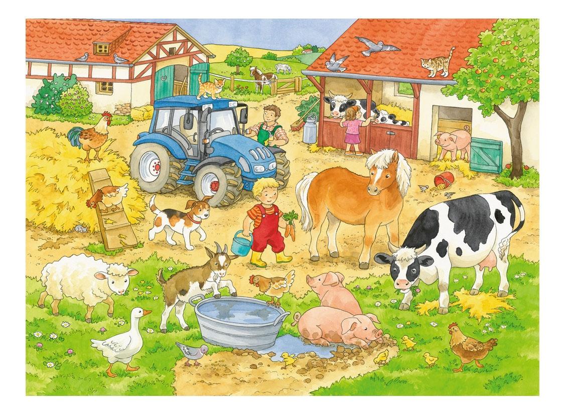

Пазл Ravensburger деревня 16 деталей