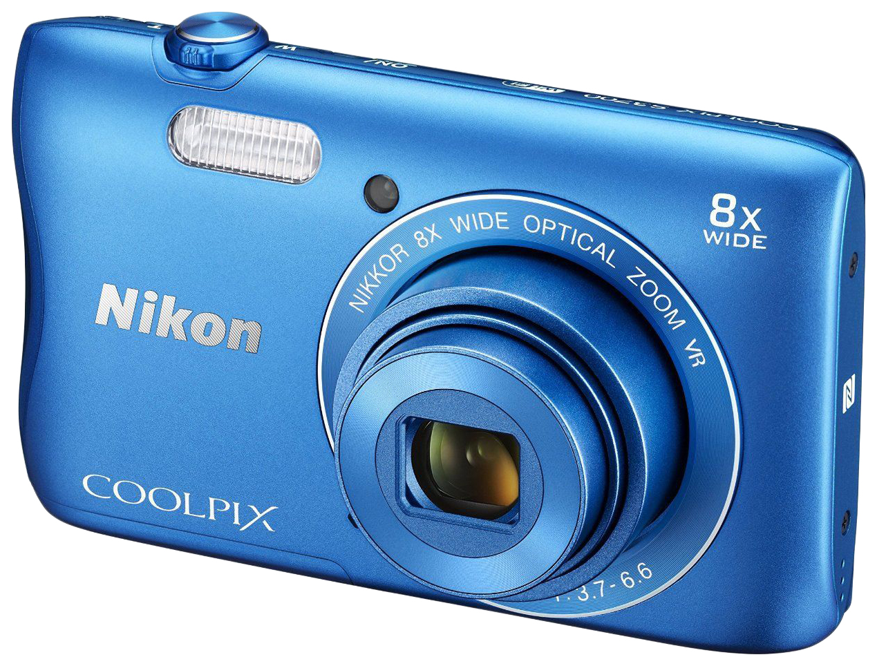 

Фотоаппарат цифровой компактный Nikon Coolpix S3700 Blue, Coolpix S3700