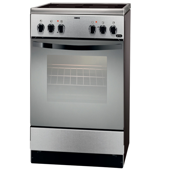 фото Электрическая плита zanussi zcv9540g1x silver