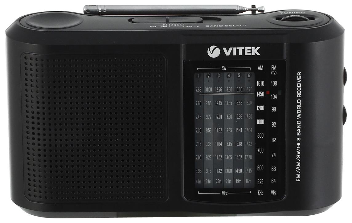 фото Радиоприемник vitek vt-3590 black