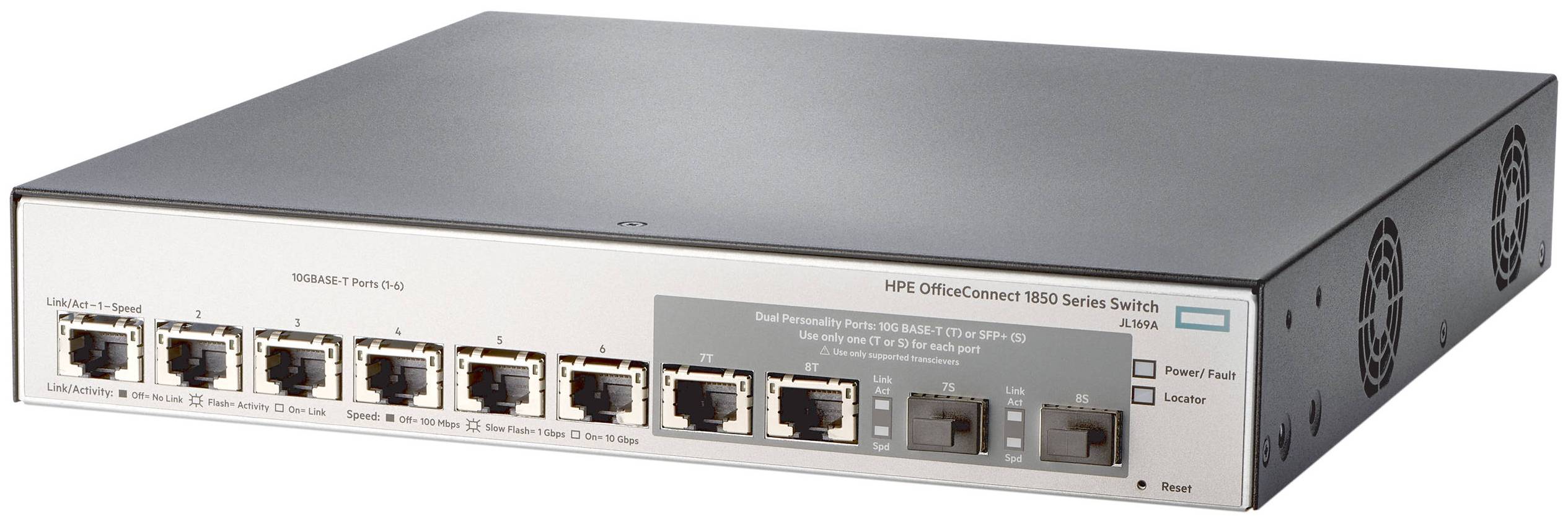 

Коммутатор HP 6XGT 2XGT/SFP+ JL169A Grey, 6XGT 2XGT/SFP+