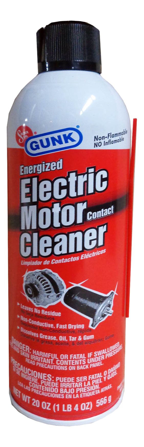 Очиститель электроконтактов Gunk NM1 Electric Motor Contact Cleaner 566 гр