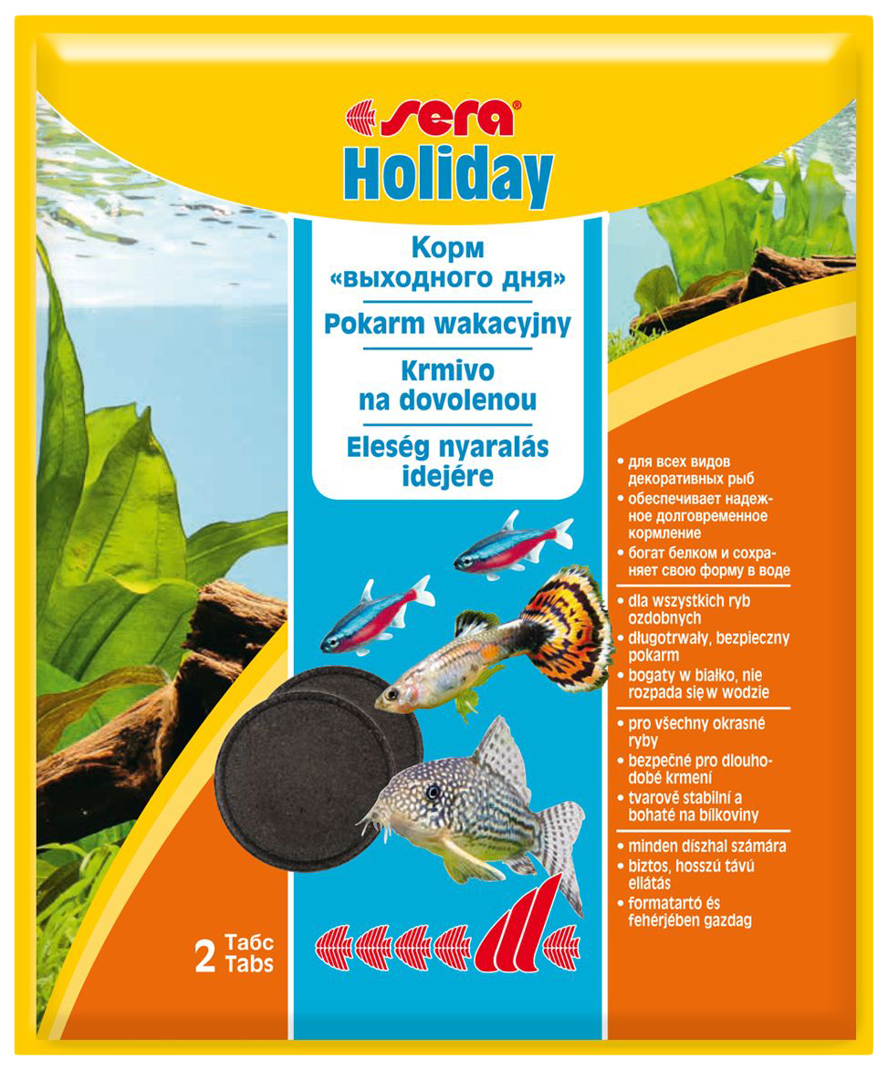 

Корм для рыб Sera Holiday, таблетки, 10 г