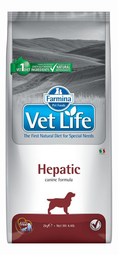 фото Сухой корм для собак farmina vet life hepatic, при печеночной недостаточности, рыба, 2кг