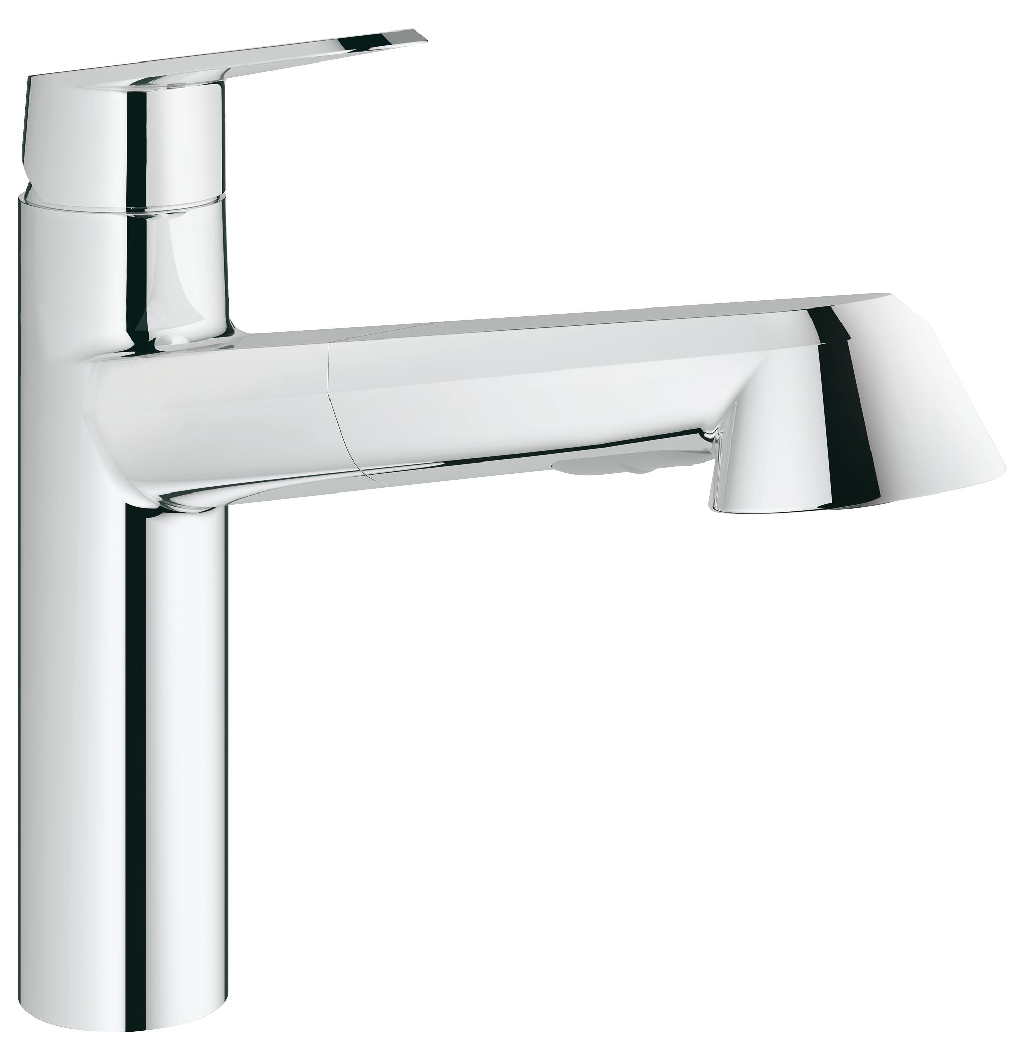 фото Смеситель для кухонной мойки grohe eurodisc cosmopolitan 32257002 хром