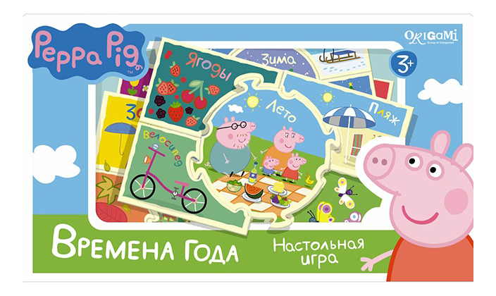 

Пазл Origami Peppa Pig Времена года, Времена года