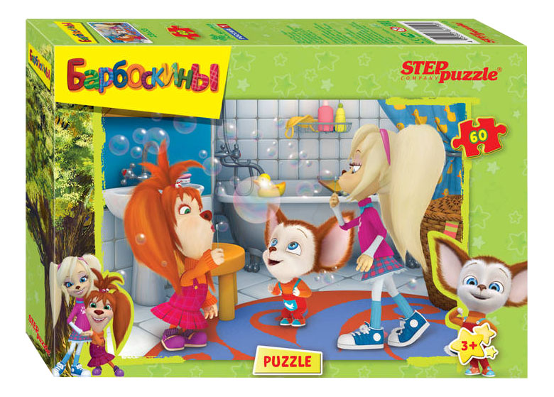 

Пазл Step Puzzle 60 деталей, барбоскины 60 деталей