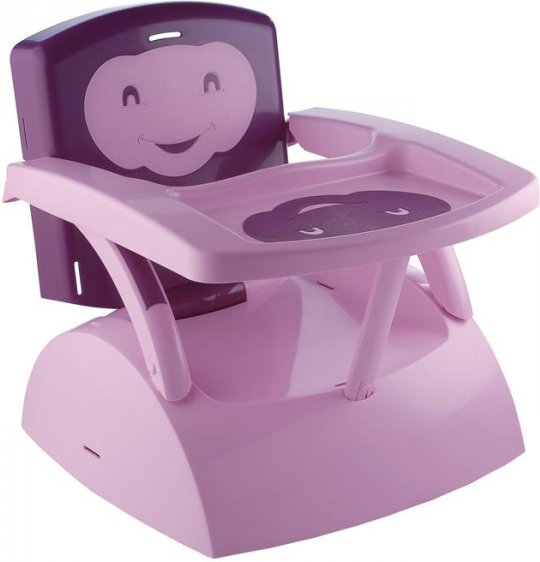 фото Стульчик для кормления thermobaby booster seat розовый с бордовым