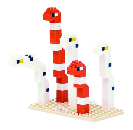 фото Конструктор пластиковый nanoblock рыбы-змеи