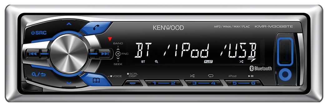 

Автомобильная магнитола Kenwood KMR-M308BTE 4x50Вт, KMR-M308BTE