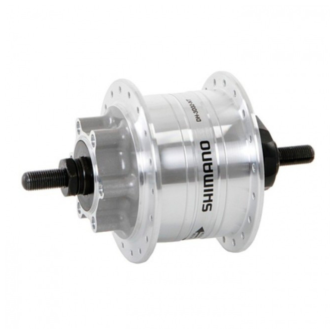 фото Втулка передняя shimano динамо, 3d32, 36 отв, 6v-3w (edh3d32dsg)