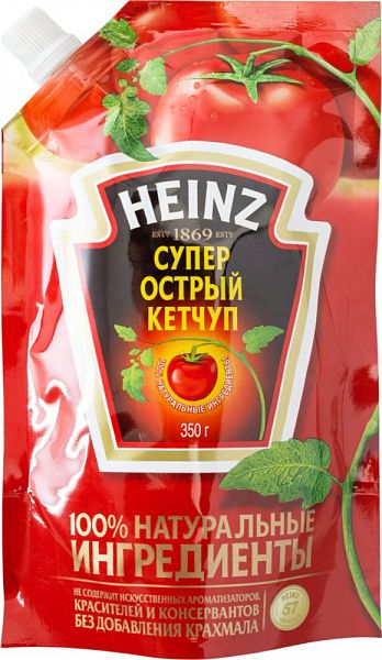 Кетчуп Heinz супер острый 350 г