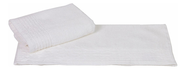 фото Банное полотенце hobby home textile белый