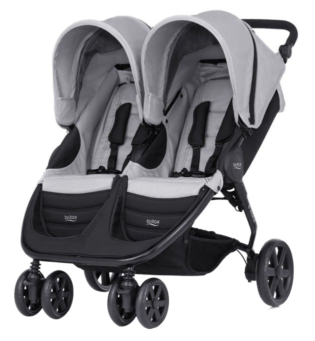 

Коляска для двойни Britax Römer B-Agile Double Steel Grey, B-Agile Double