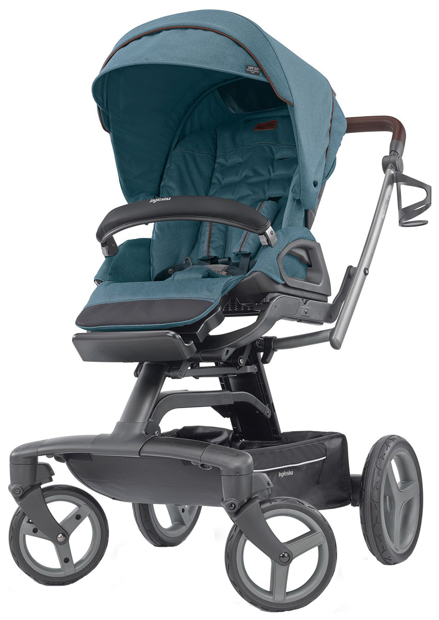 

Коляска Inglesina Quad System 4 в 1 Quad titanium Ascott green, Quad System