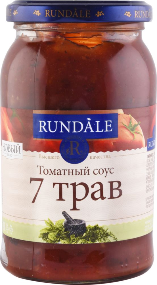 фото Томатный соус rundale 7 трав 420 г