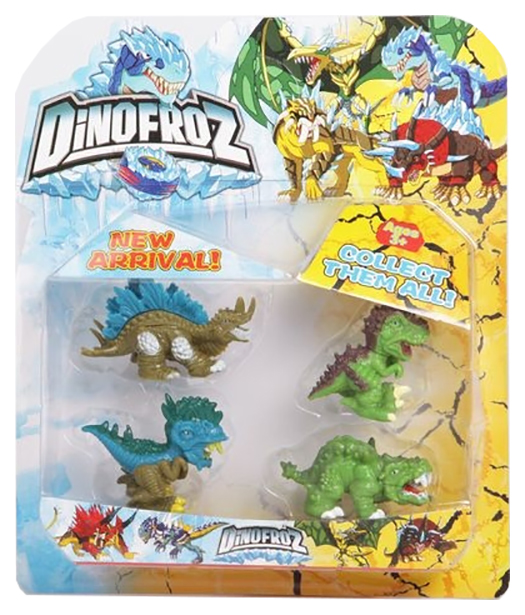 Игровой набор Shenzhen toys динозавры dinofroz 4 шт Н56421